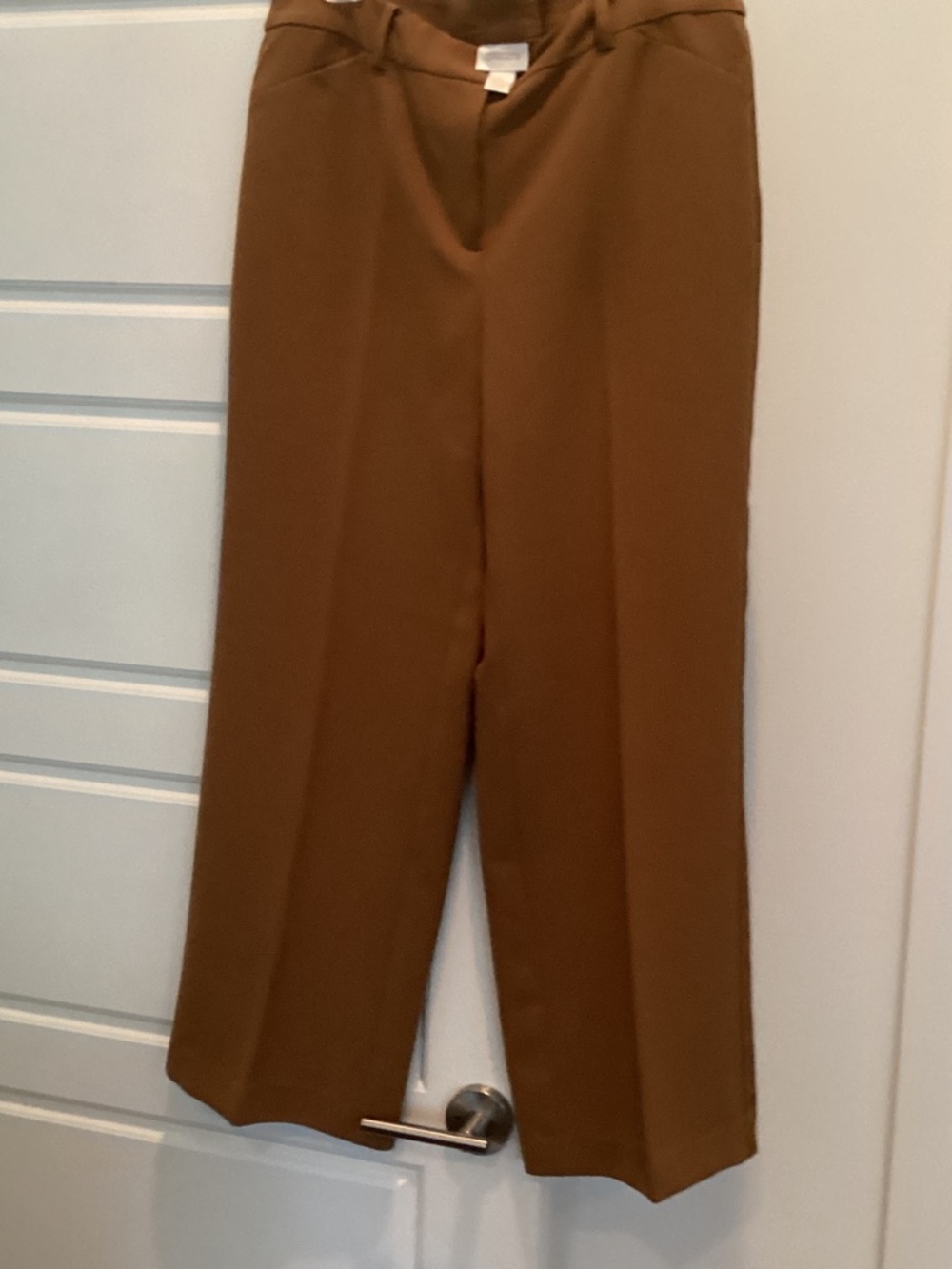 Chico's Wide-Leg Dress Pants in light  Brown